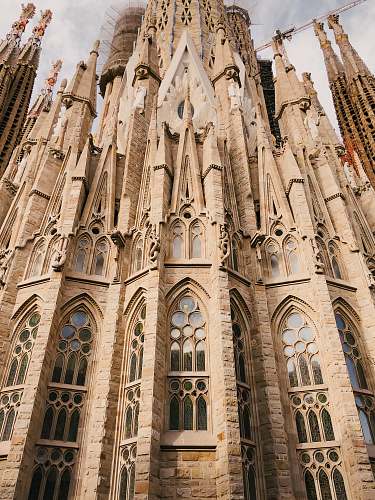 building brown cathedral spire