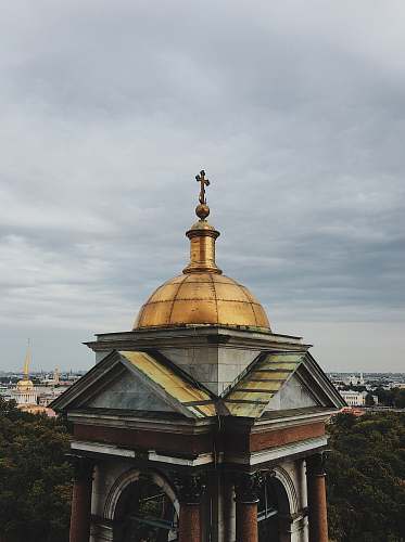 building church tower during day dome
