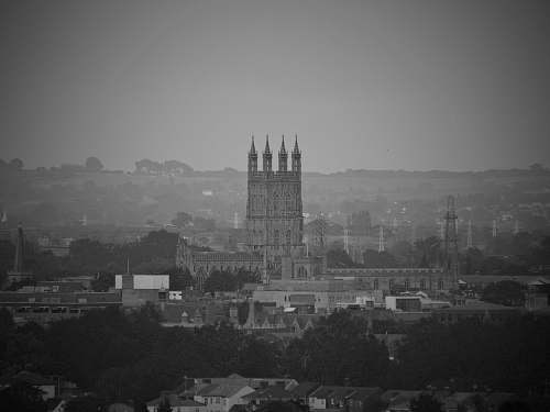 building city during day black-and-white