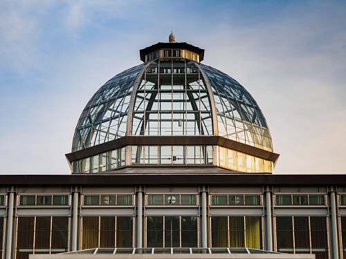 dome clear dome building building