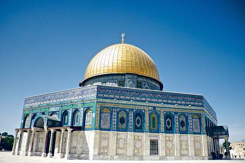 building Dome of the Rock, Israel dome