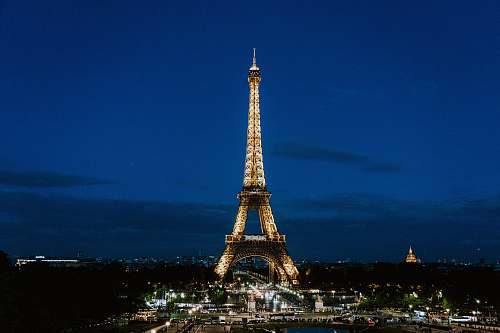 building Eiffel Tower Paris France tower