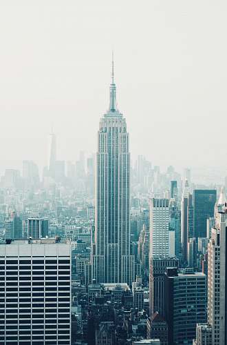 city Empire State Building, New York during daytime skyscraper