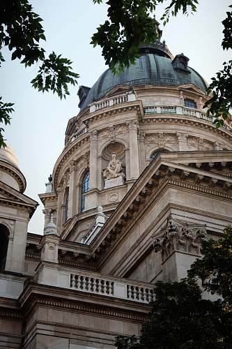 dome gray and beige stone dome shaped building building