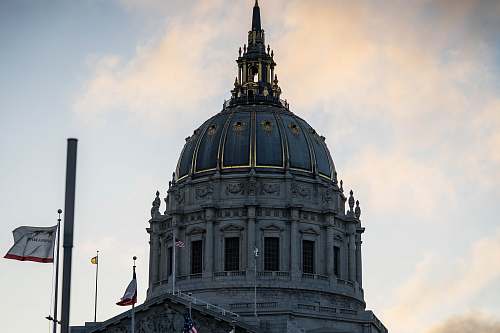 building gray and blue dome building dome