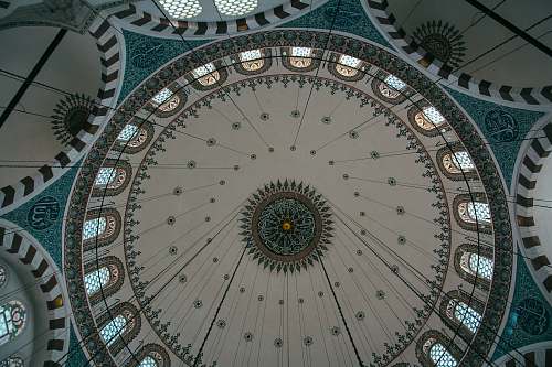 building gray and white ceiling dome