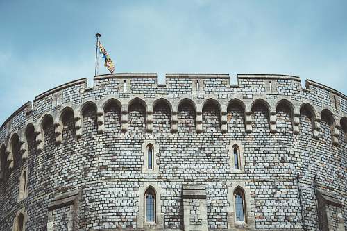 building gray castle wall castle