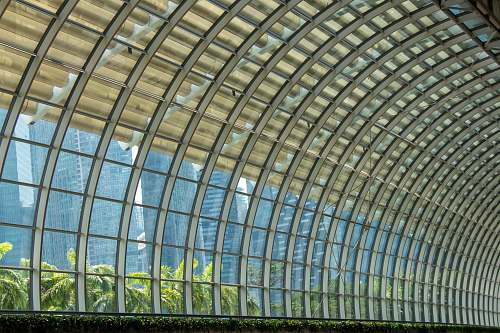 building gray framed clear glass building window