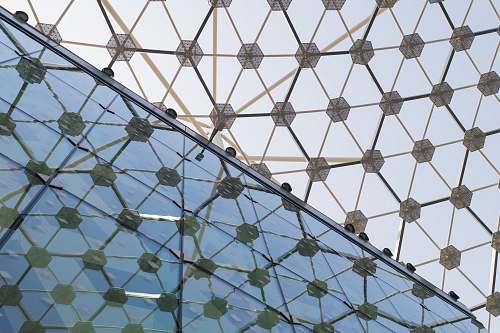 building gray framed clear glass building ceiling window