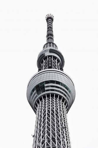 building gray metal tower tower
