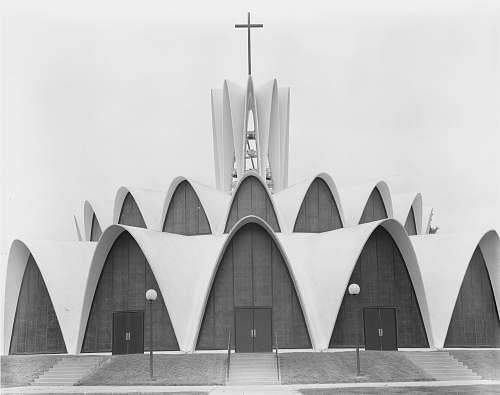 building grayscale photography of building black-and-white