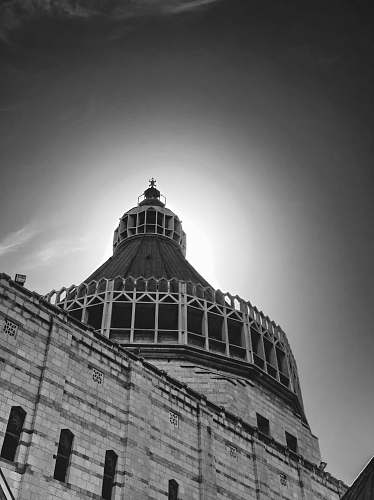 building greyscale photo of building black-and-white