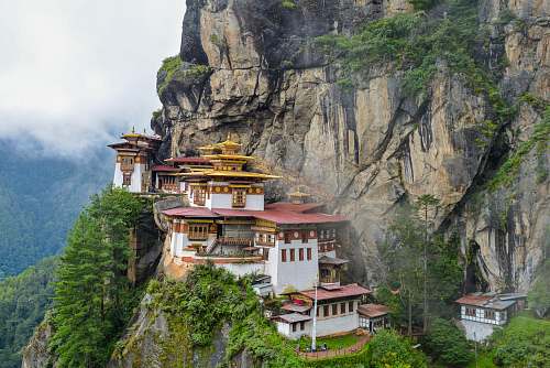 monastery houses in mounted edges housing