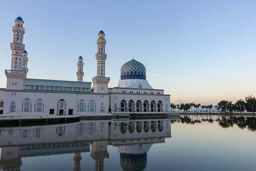 building landscape of a mosque dome