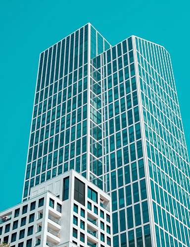building low angle photo of white building city