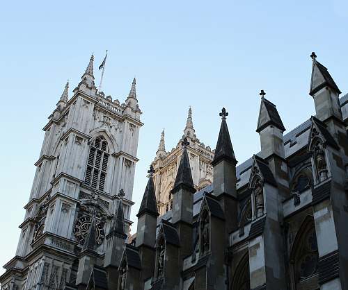 building low angle photography of castle spire