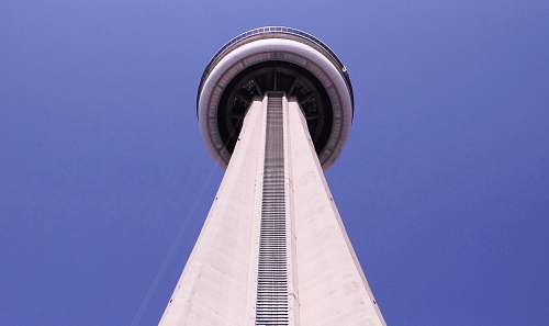 building low-angle photography of Space Needle Tower tower