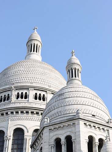 building low-angle photography of white dome cathedral dome