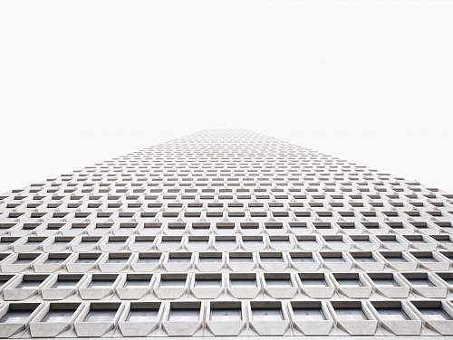 building optical illusion black-and-white