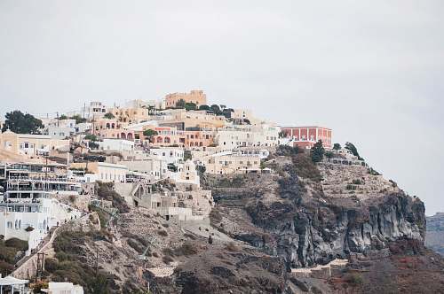 building Santorini, Greece monastery