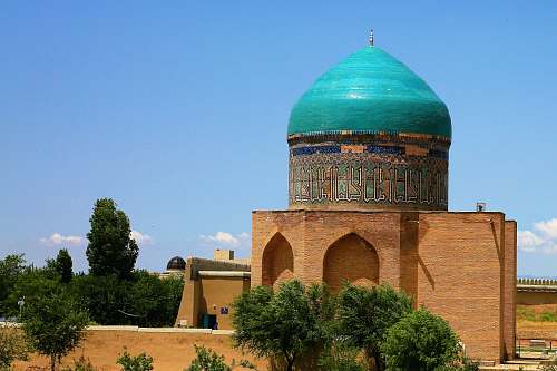 building temple and trees during day dome