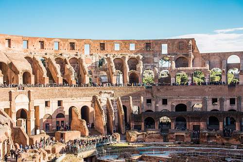 building The Colosseum, Rome housing
