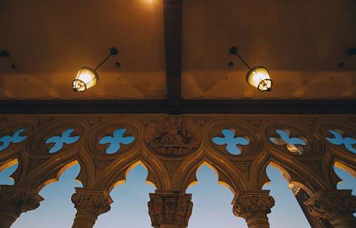 building turn-on ceiling lamp arch