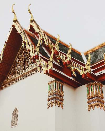 building white and brown building temple