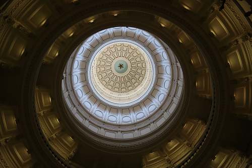 building white candelier dome