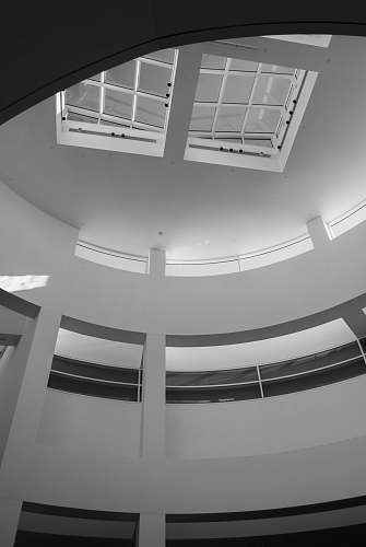 grey white concrete building black-and-white