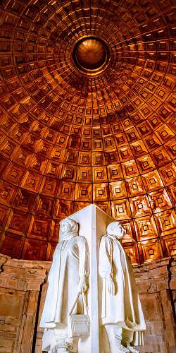 building white statue decor dome