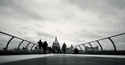 architecture grayscale photo of temple building