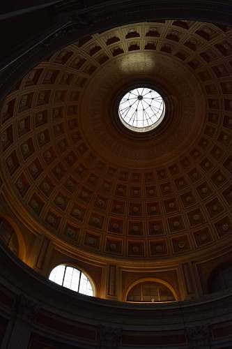 architecture dome building interior window