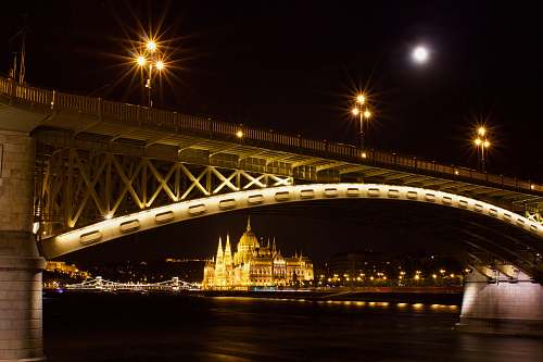 architecture gray concrete bridge arch bridge