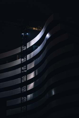 architecture gray high-rise building staircase