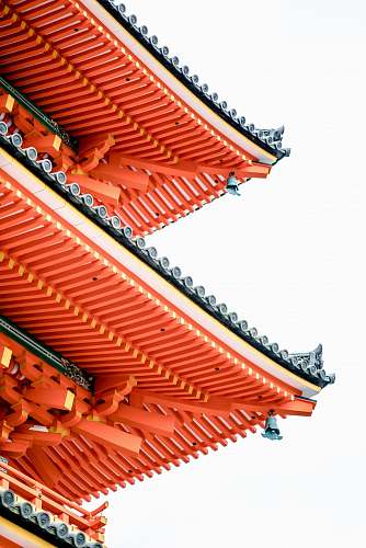 architecture pink and gray pagoda pagoda