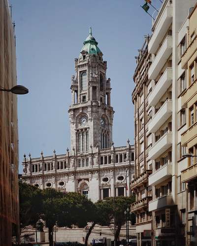tower white concrete clock tower architecture