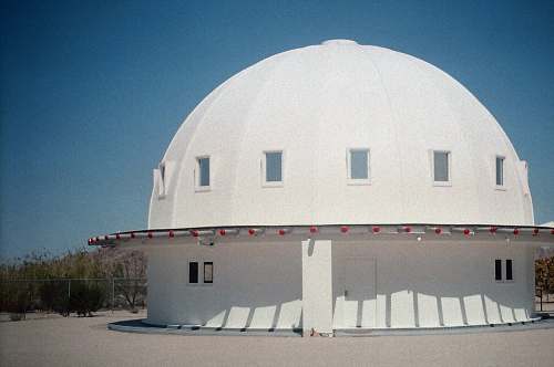 architecture white dome building planetarium