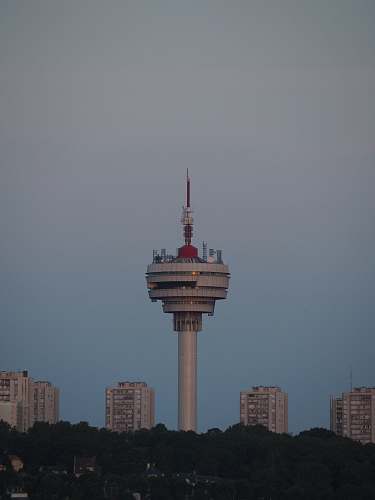 tower white high-rise tower architecture