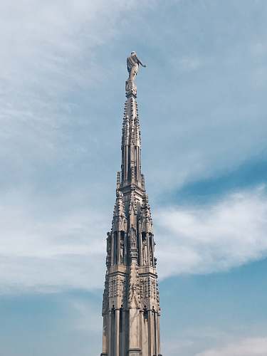 spire white tower steeple