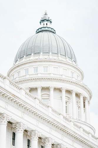 architecture white concrete building with dome building