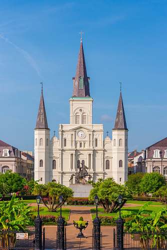 spire white castle during daytime steeple