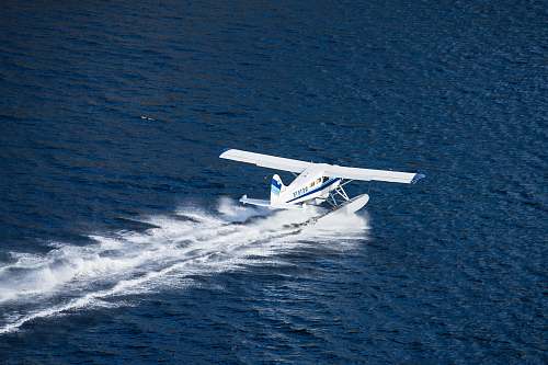 airplane airplane landing on water transportation