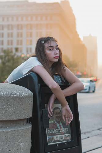 clothing woman hanging on post milwaukee