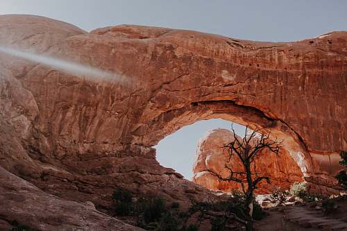 arched rock formation architecture