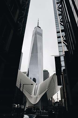building low angle-view of glass building city