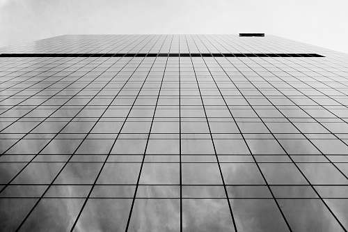 grey low-angle view of building architecture