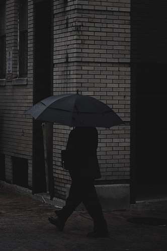 umbrella person holding umbrella walking on concrete pavement near building person