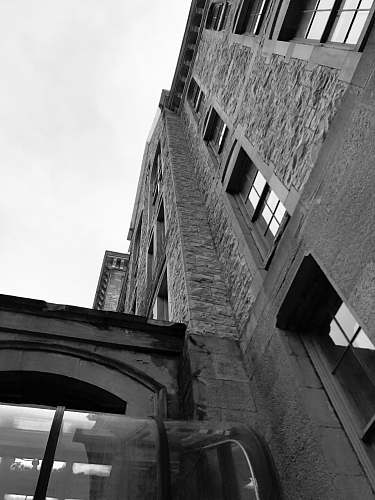 black-and-white  brick