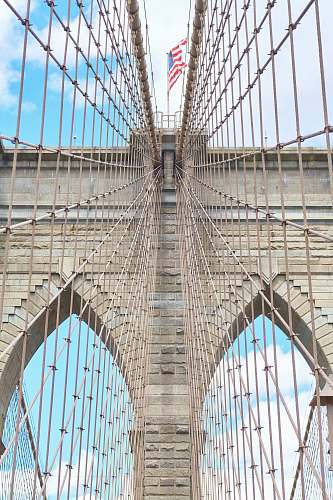 architecture Brooklyn Bridge New York monument